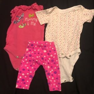 Okie Dokie brand 3 piece set short sleeve